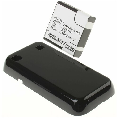 Аккумулятор iBatt iB-B1-M324 3000mAh для Samsung, T-Mobile EB575152VU,