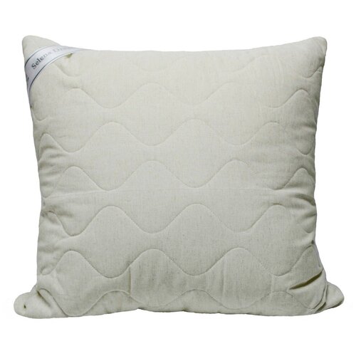 Подушка Selena Dreams Комфорт-Lux Лён Искусственный пух, 70x70 см