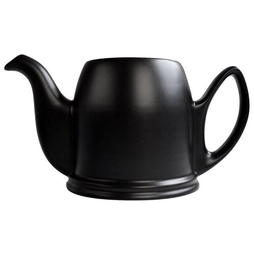 фото Чайник заварочный salam mat black на 8 чашек без крышки объем 1500 мл, фарфор, цвет черный, guy degrenne, 150447