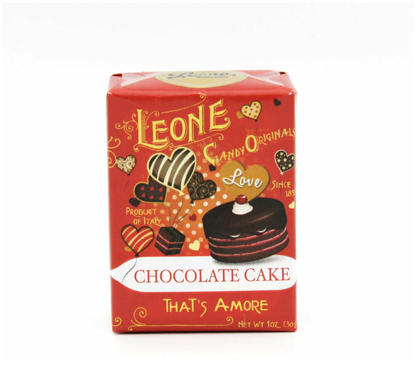 Сахарные конфеты Leone со вкусом шоколада 30 г, Италия