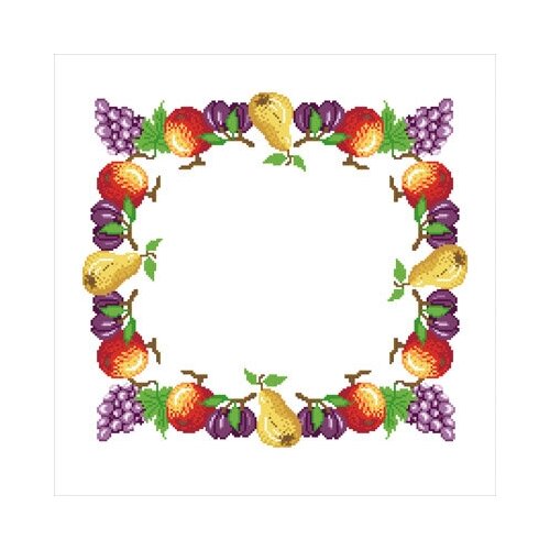 фото Набор для вышивки каролинка арт. кксн-003(хб) десерт 45х45 см