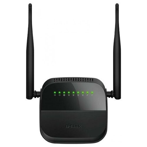 фото Роутер беспроводной d-link dsl-2750u dsl-2750ur1a adsl черный