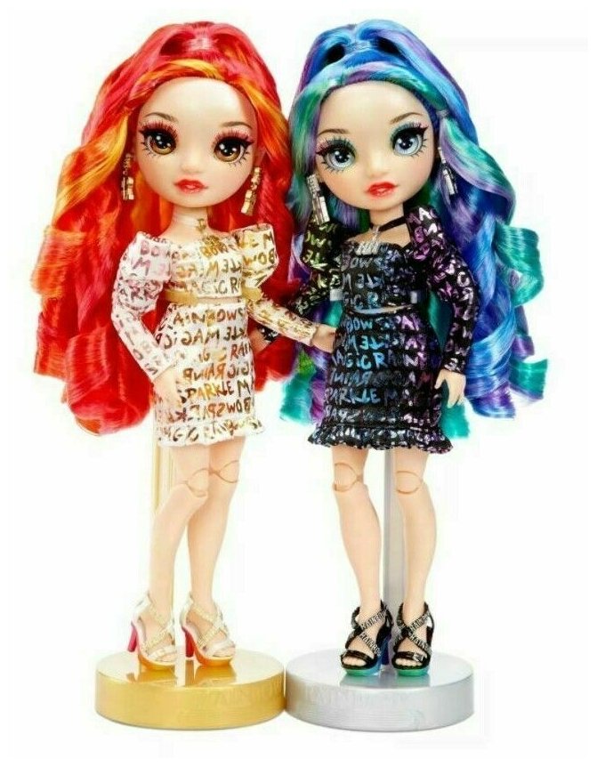 Куклы Rainbow High Twins Laurel & Holly De'Vious 28 см, 577553