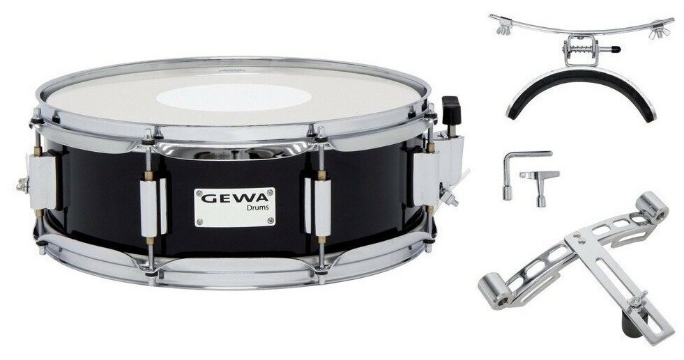 Маршевый барабан Gewa Birch Black Chrome HW SH 14x5.5" 890114