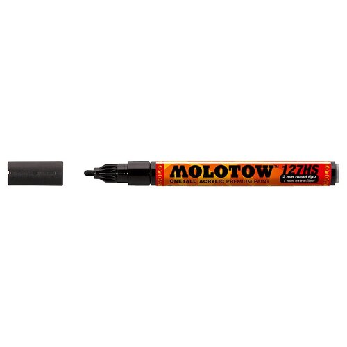 Акриловый маркер Molotow 127HS One4All 2 мм 127212 (180) signal black черный 2 мм