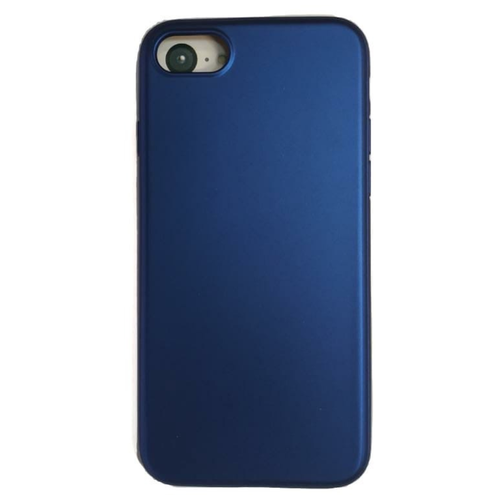 чехол накладка для iphone 7 8 plus becation beetles carbon tpu antishock черный Чехол-накладка для iPhone 7/8/SE HOCO BODE RAISE TPU синяя