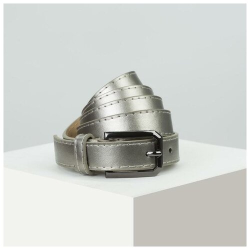 фото Ремень женский, ширина - 2,3 см, пряжка металл, цвет бронзовый mikimarket