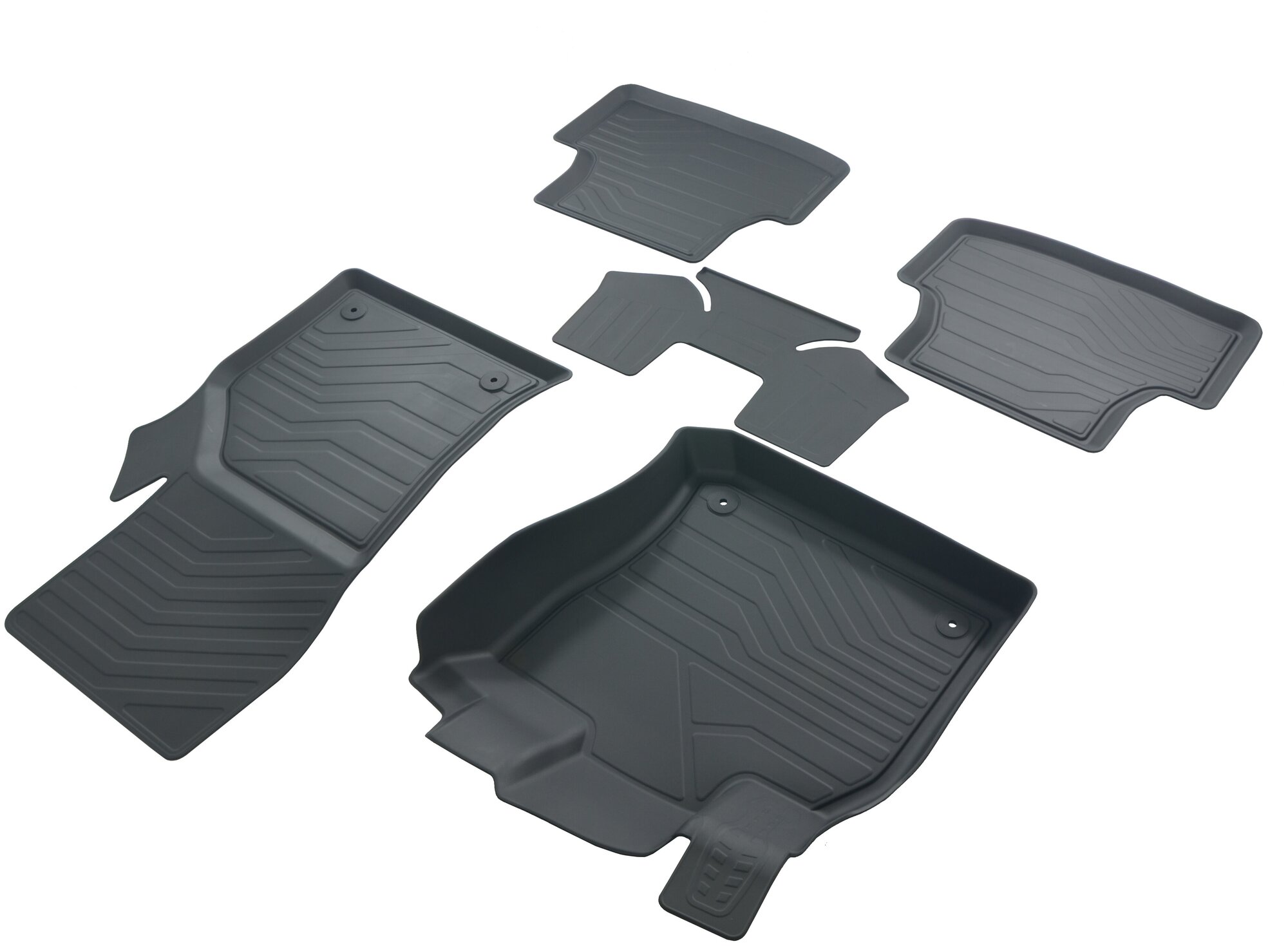 Коврики резиновые PREMIUM для Volkswagen Golf VII 2012-2020 / Автомобильные коврики для Фольксваген Гольф 7