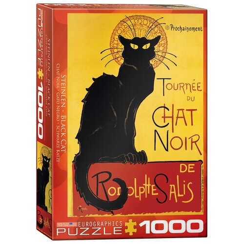 Пазл Eurographics 1000 деталей: Черный кот пазл eurographics 1000 деталей черный кот
