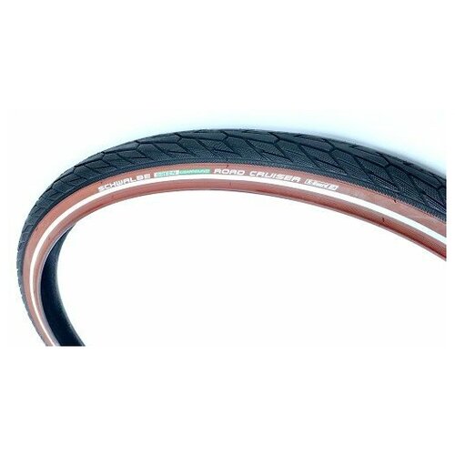 фото Велопокрышка schwalbe road cruiser, 28x1.75, k-guard, twinskin, hs484, green, 50epi, b/co+rt, 11101296