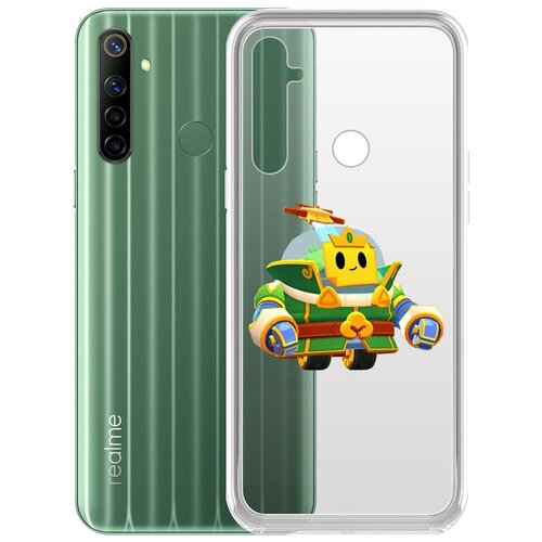 фото Чехол-накладка clear case brawl stars-изумрудный принц спраут для realme 6i krutoff group
