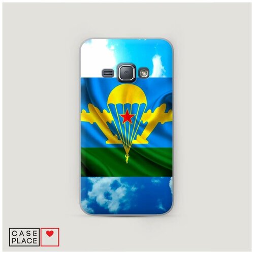 фото Чехол пластиковый samsung galaxy j1 вдв флаг в небесах case place