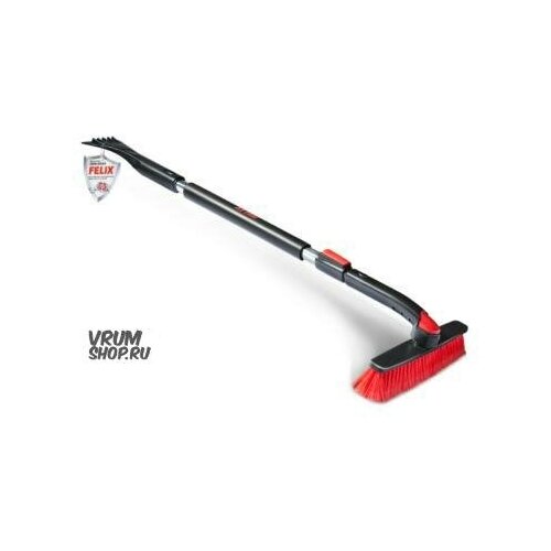 FELIX 410060017 щетка FELIX для снега телескопическая поворотная со скребком 100-138СМ