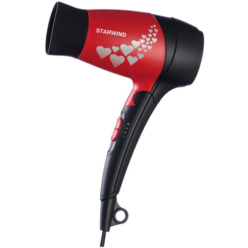 Фен Starwind SHD 7065 1400Вт черныйкрасный 129900₽
