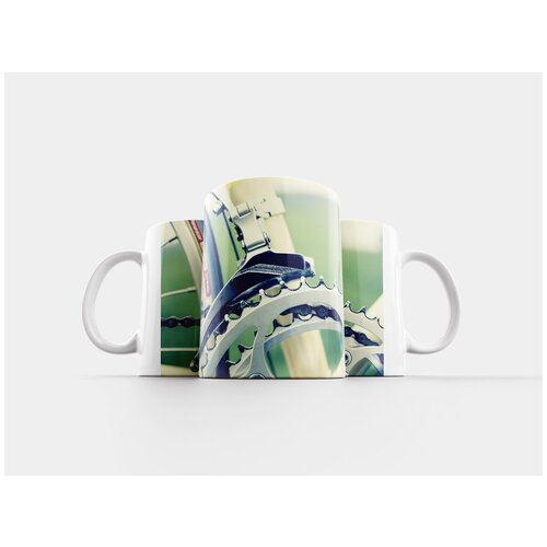 фото Кружка "дорожный мотоцикл, механизм, винтаж" 320 мл lotsprints