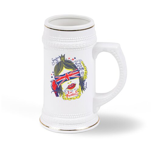 фото Пивная кружка coolpodarok иллюстрация. i'm princes