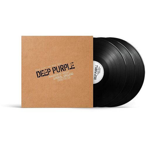 Виниловая пластинка Deep Purple. Live In London 2002 (3 LP)