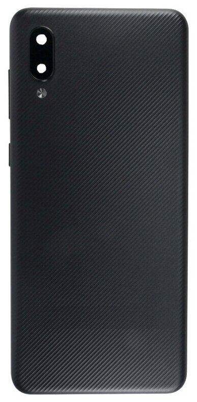 Задняя крышка для Samsung A022G Galaxy A02 (черная)
