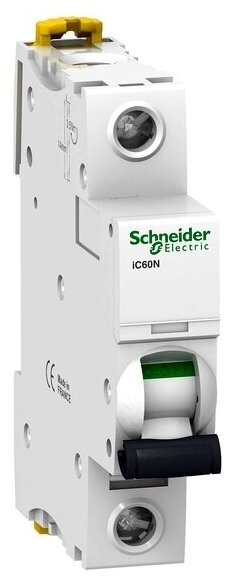 Автоматический выключатель Schneider Electric Acti 9 iC60N 1П 4A 6кА C A9F74104