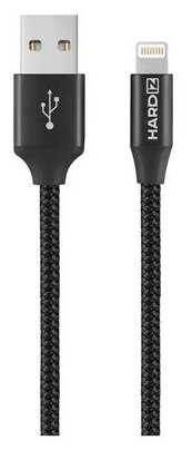 Кабель USB Hardiz Tetron Lightning to USB cable 1.2m Black