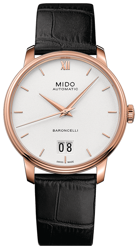 Наручные часы Mido Baroncelli, белый, золотой