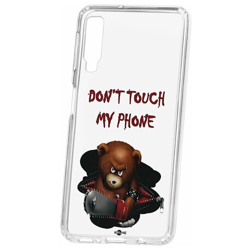 фото Чехол на samsung galaxy a7 2018 a750 kruche print не бери мой телефон / чехол для samsung / чехол с рисунком / чехол с принтом / чехол для самсунг / чехол для самсунг / бампер на гелакси / чехол накладка для гэлэкси / противоударная накладка для samsung galaxy / защита для galaxy / защита на samsung / cиликоновый чехол для samaung galaxy / пластиковый чехол на самсунг / защитный чехол для самсунг / чехольчик / защита телефона / ударопрочный чехол / галакси кruче,kruche