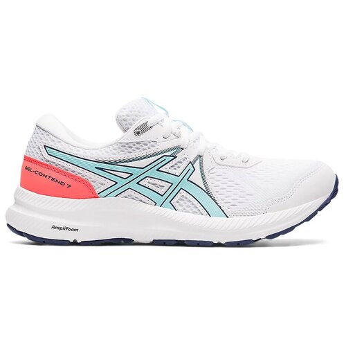 фото Кроссовки беговые женские asics 1012a911 960 gel-contend 7 текстиль белый цвет белый размер us 8