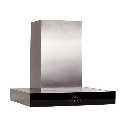 Вытяжка каминная Elikor Агат 60Н-1000-Е4Д нержавеющая стальчерный управление сенсорное 1 мотор 2937700₽