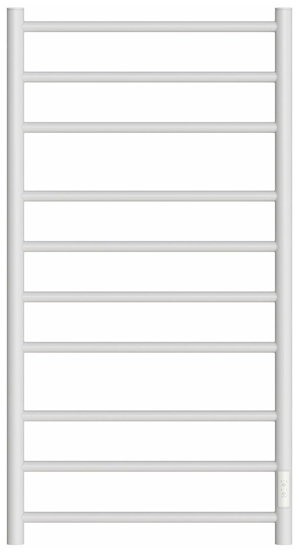Полотенцесушитель электрический Point Аврора PN10850W П10 500x1000 диммер справа, белый