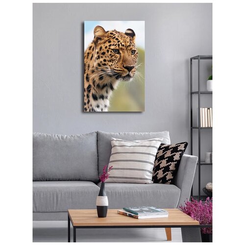 Леопард / Картина на холсте / 30х40 см