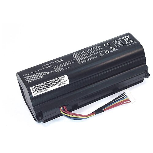 Аккумуляторная батарея для ноутбука Asus G751 (A42N1403-4S2P) 15V 4400mAh OEM черная