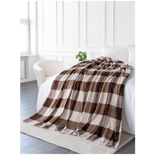 Плед DARLISHOP велсофт Гофре 200х205 арт.93-3