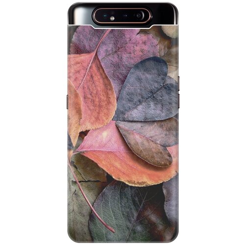 фото Силиконовый чехол река в заснеженном лесу на samsung galaxy a80 / a90 / самсунг а80 / а90 re:pa