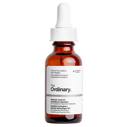 The Ordinary Сыворотка для отшелушивания кожи и устранения заложенности пор The Ordinary Salicylic Acid 2% Anhydrous Solution, 30ml