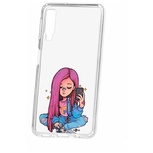 фото Чехол на samsung galaxy a7 2018 a750 kruche print pink hair / чехол для samsung / чехол с рисунком / чехол с принтом / чехол для самсунг / чехол для самсунг / бампер на гелакси / чехол накладка для гэлэкси / противоударная накладка для samsung galaxy / защита для galaxy / защита на samsung / cиликоновый чехол для samaung galaxy / пластиковый чехол на самсунг / защитный чехол для самсунг / чехольчик / защита телефона / ударопрочный чехол / галакси кruче
