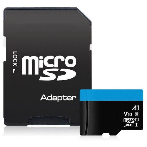 Флеш карта microSD 64GB A-DATA microSDXC Class 10 UHS-I A1 100/25 MB/s (SD адаптер)