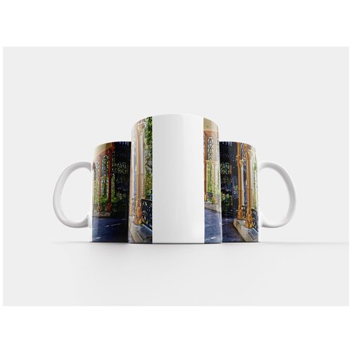 фото Кружка "архитектура, лестница, старый" 320 мл lotsprints