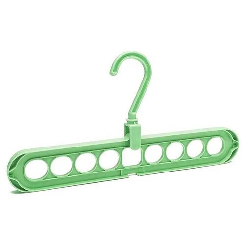 Многопортовая многофункциональная вешалка для одежды салатовый 1 шт 129₽
