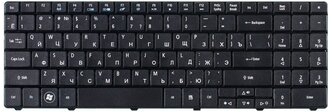Клавиатура черная для Acer Aspire 5532