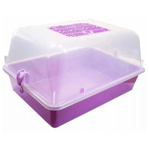 Зооэкспресс Террариум с пластиковой дверкой полупрозрачный 332415см 867₽