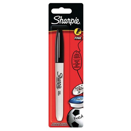 Маркер перманентный Paper Mate Sharpie 1985857 черный блистер (1шт.)