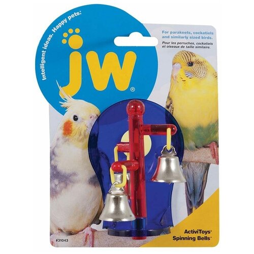 Вращающиеся колокольчики JW Pet ActiviToy игрушка для птиц в ассортименте колокольчики колокольчики музыкальные игрушки детская деревянная рождественская игрушка шейкер палочка детский инструмент деревянны