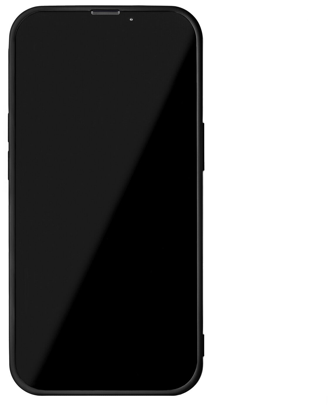 Чехол uBear Touch case для iPhone 13 Pro, силикон soft touch, черный