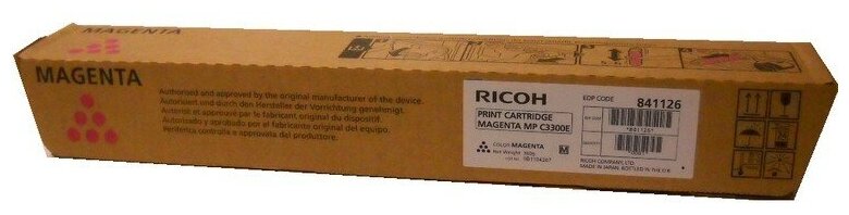 842045 - Тонер-картридж тип MPC3501E/MPC3300E малиновый Ricoh - фото №4
