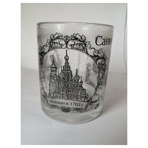 Кружка 300 мл стекло Окошки СПб Спас