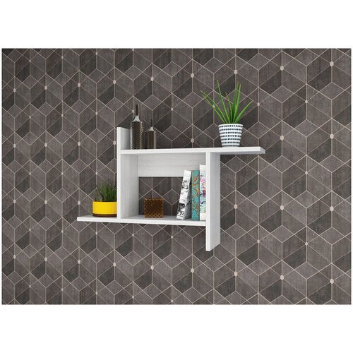 Полка настенная Тип 11, полка для книг, полка для цветов, полка навесная