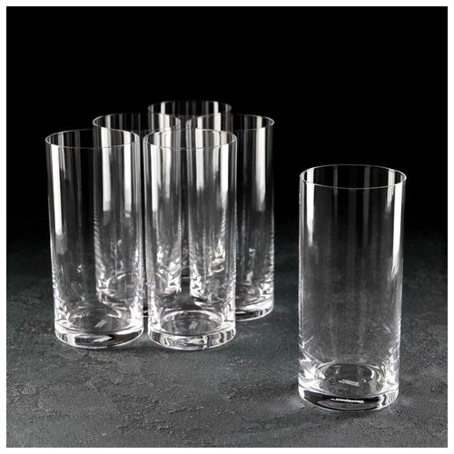 фото Набор стаканов для воды larus, 350 мл, 6 шт mikimarket