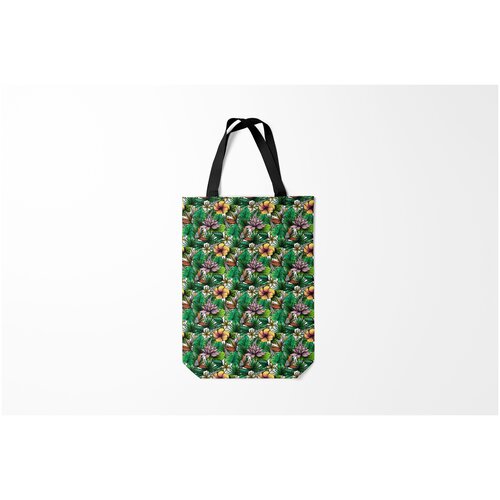 фото Сумка-шоппер / 31х42 см / популярные иллюстрации / лето летние цветы burnettie