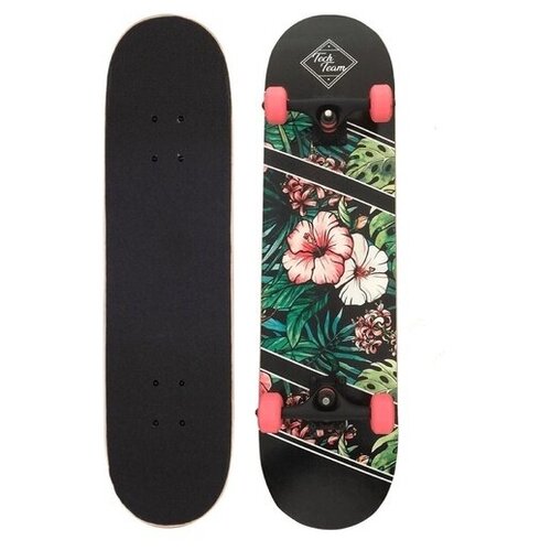 Скейтборд Tech Team X-Game цветок bz double rocker skateboards 80cm 31 5in abec 7 bearing complete standard skate 95a pu shock absorption maple skateboard hb0507