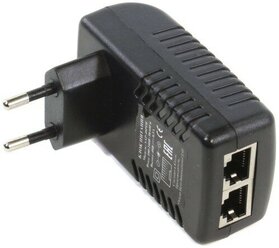 PoE инжектор Orient SAP-48POE 48В 1 А блок питания видеонаблюдения, вход: RJ-45 LAN, выход: RJ45 PoE тип B